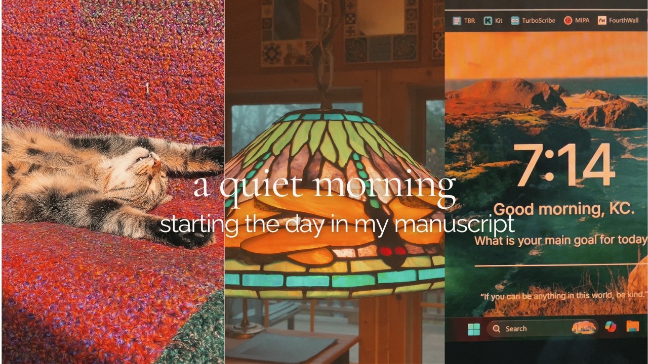 a quiet morning, back at it