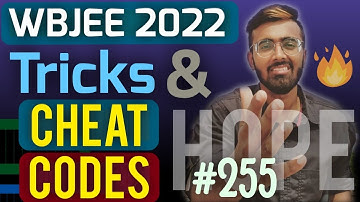WBJEE 2022: Physics Tricks🔥🔥🔥| Tricks & Cheat Codes #255 #wbjee2022 #wbjeetips #wbjeetricks #arsquad
