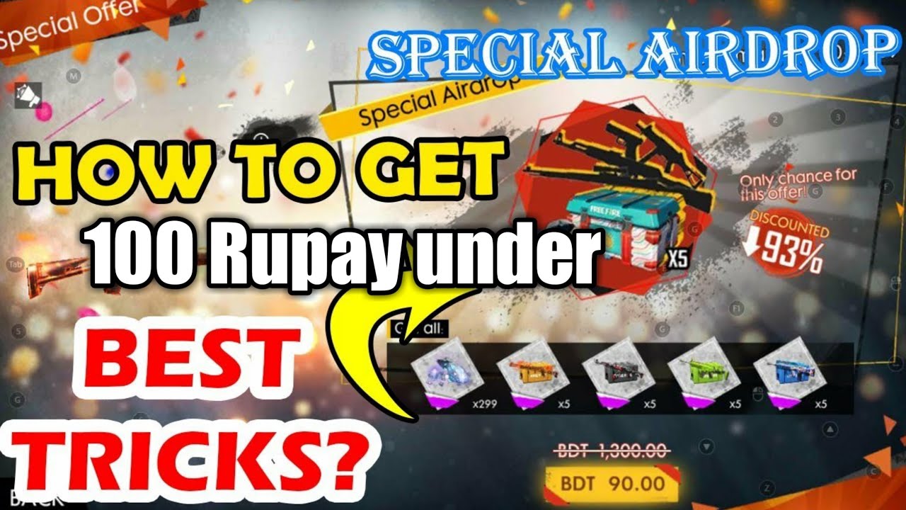 How to get special AirDrop in free fire. How to get a special AirDrop