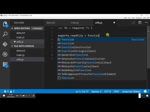 NodeJS - Read