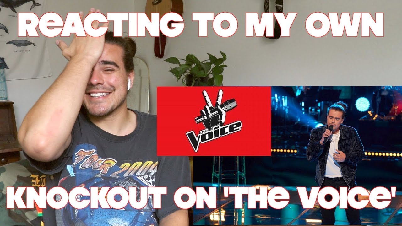 Reacting to MY OWN Knockout on 'The Voice' YouTube