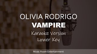 Vampire - OLIVIA RODRIGO (Lower Key) Karaoke Song With Lyrics
