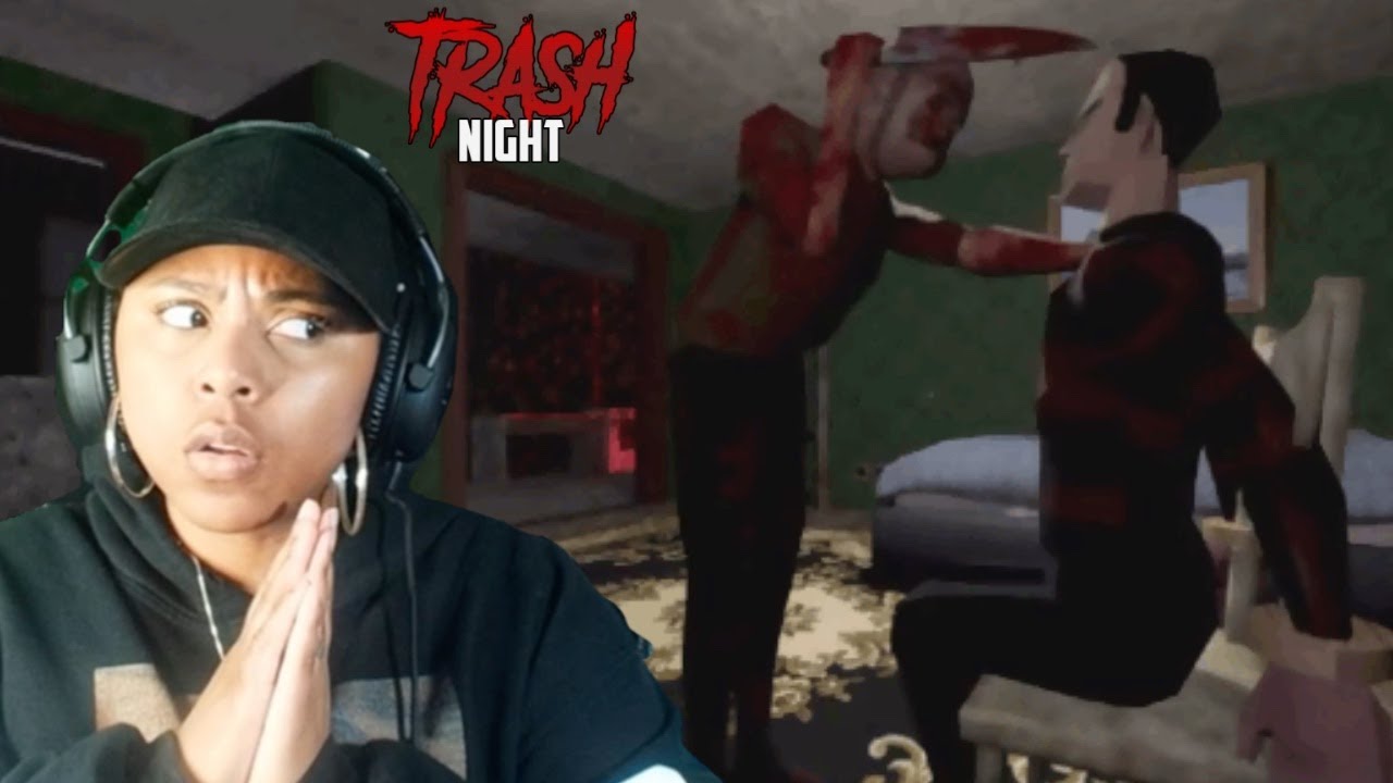 A KILLER IS ON THE LOOSE!! | Trash Night Full Gameplay (Horror)