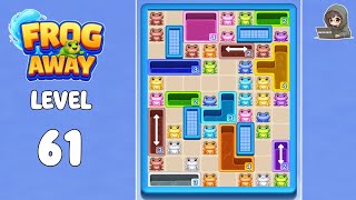 Frog Away level 61 solution