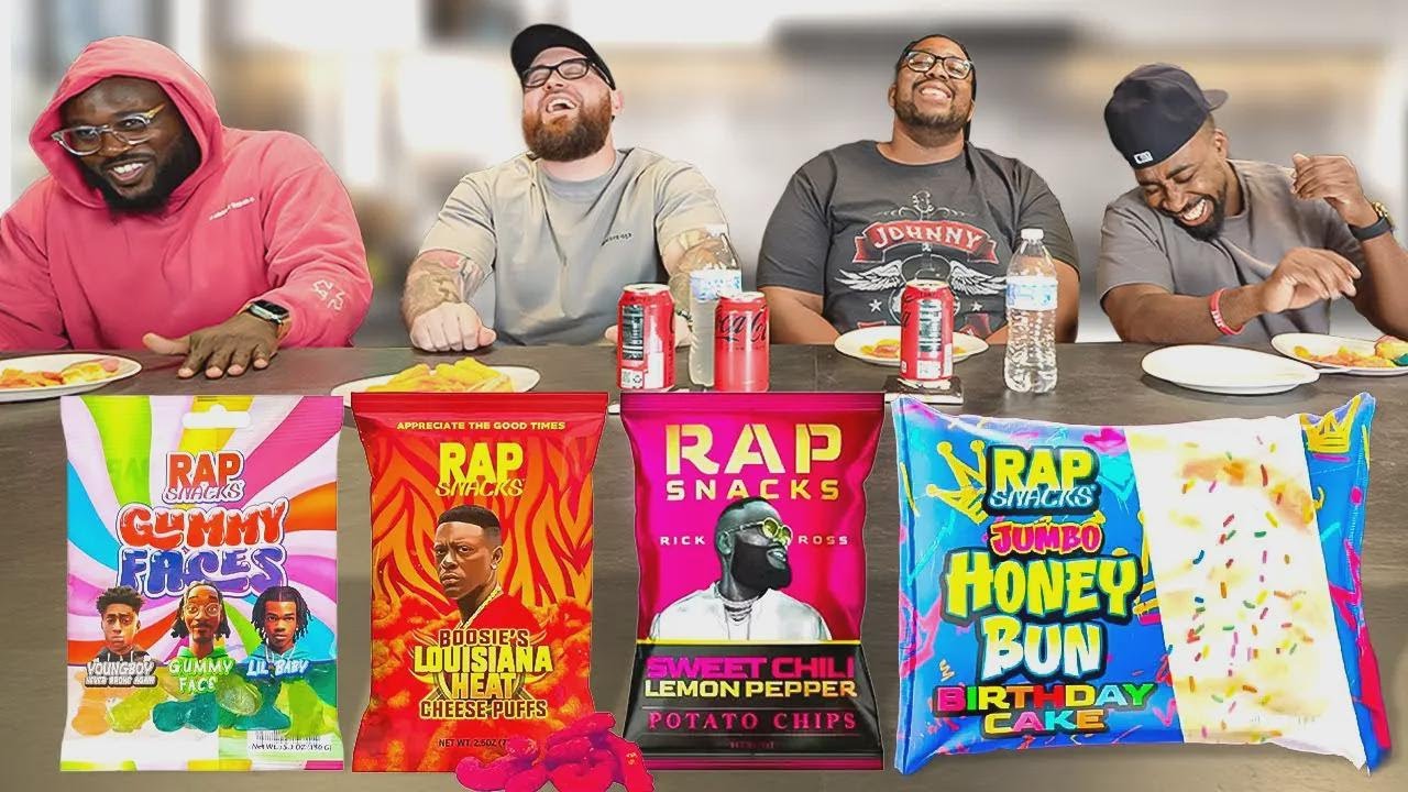 Wir probieren zum ersten Mal RAP SNACKS – so schmecken sie wirklich ...