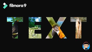 Cara Edit VIDEO TEXT / Video di dalam Tulisan | FILMORA TUTORIAL #9