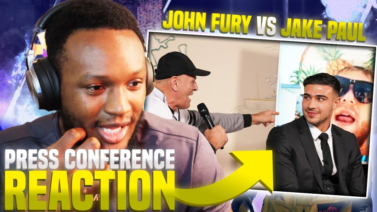 JOHN FURY GOES OFF! Jake Paul Vs Tommy Fury UK Press | Reaction
