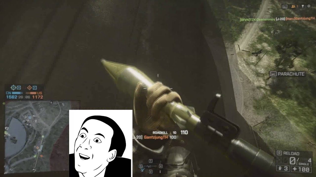 Battlefield 4(funny): Best Roadkill Ever. LOL!
