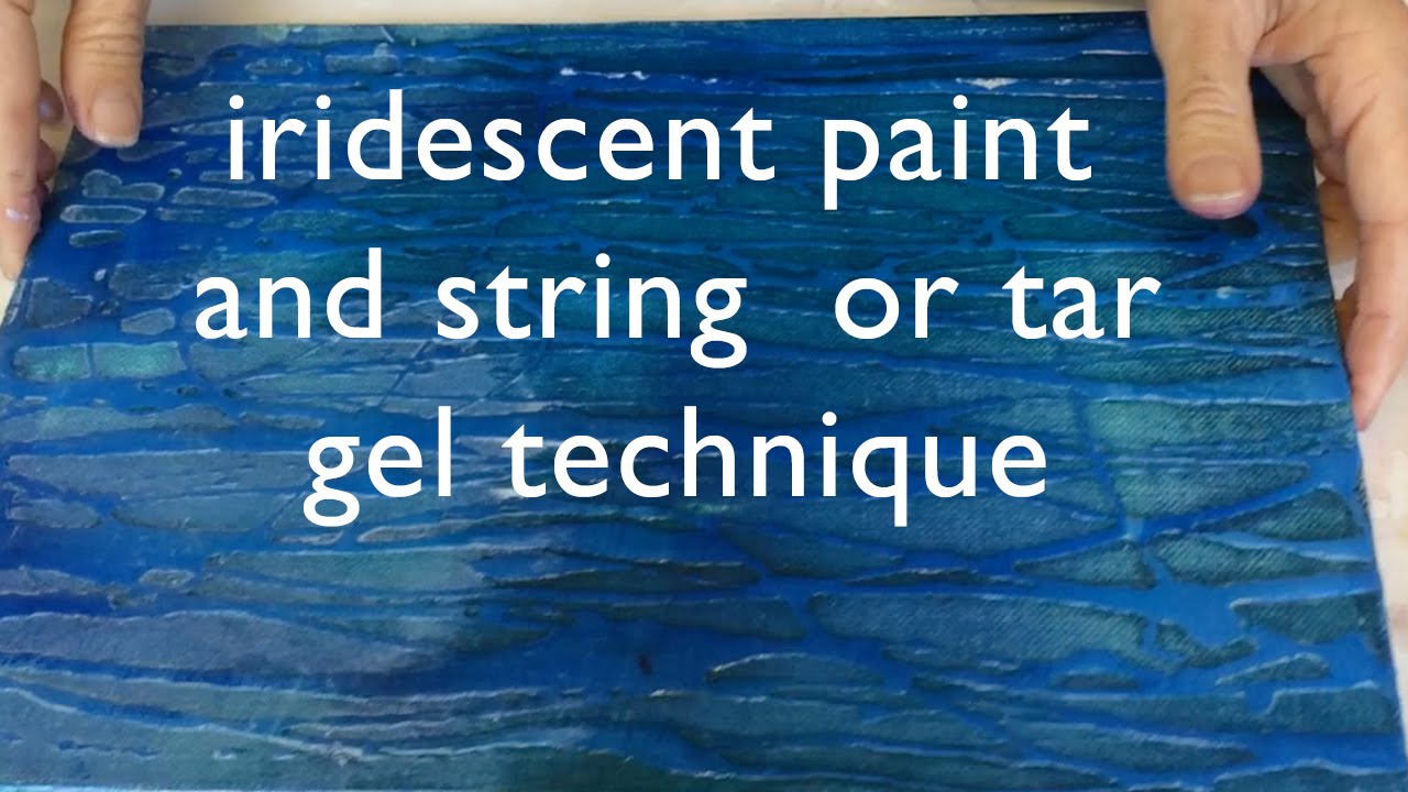 Beautiful String Gel & Interference Paint Technique YouTube