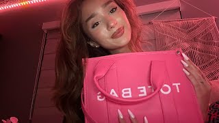 ASMR  what’s in my bag? (tapping, scratching, rambles)