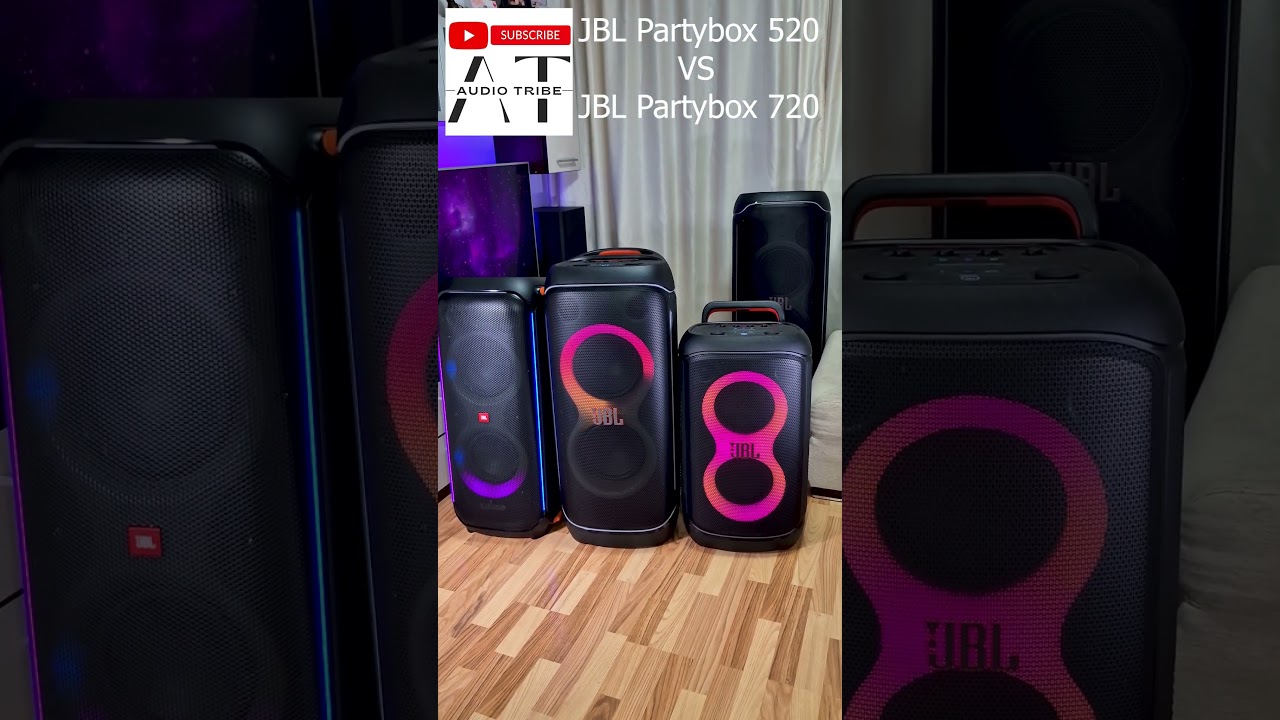 Тест громкости JBL Partybox 520 и JBL Partybox 720 MAX