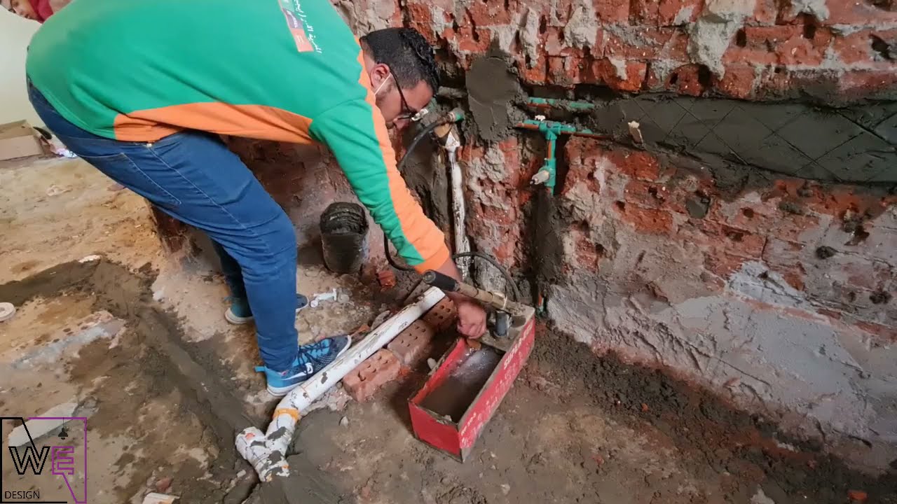 تعرف علي طريقة كبس مواسير التغذية من احد مواقع وي ديزاين بسموحة