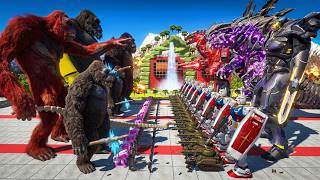 TEAM KING KONG vs TEAM MECHA ROBOTS REMATCH! Can Kong Revenge The 300K View War? | ARBS screenshot 4