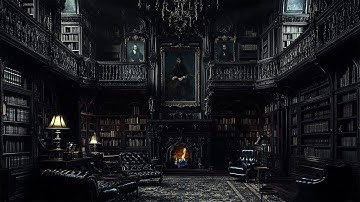 Thumbnail of 𝐘𝐨𝐮'𝐫𝐞 𝐒𝐭𝐮𝐝𝐲𝐢𝐧𝐠 𝐈𝐧 𝐀 𝐇𝐚𝐮𝐧𝐭𝐞𝐝 𝐋𝐢𝐛𝐫𝐚𝐫𝐲 𝐖𝐢𝐭𝐡 𝐆𝐡𝐨𝐬𝐭𝐬 | 𝐌𝐮𝐬𝐢𝐜 𝐟𝐨𝐫 𝐑𝐞𝐥𝐚𝐱, 𝐑𝐞𝐚𝐝, 𝐖𝐫𝐢𝐭𝐞 | 𝐃𝐚𝐫𝐤 𝐀𝐜𝐚𝐝𝐞𝐦𝐢𝐚