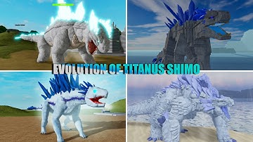 Evolution Of Godzilla X Kong Titanus Shimo In Roblox Games !