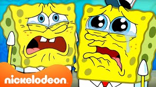 SpongeBob Ugly Crying for 10 Minutes  | SpongeBob SquarePants | Nickelodeon UK