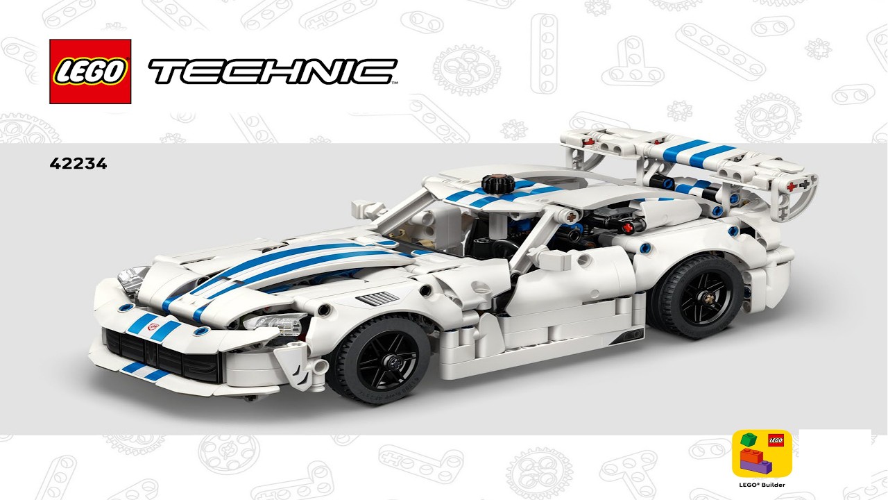 Dodge Viper GTS-R LEGO instructions