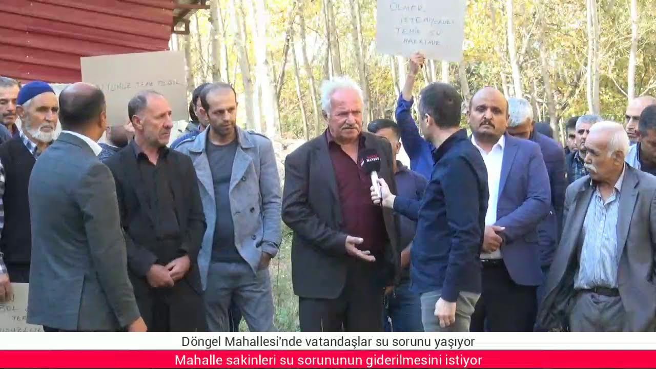 Döngel Mahallesi'nde vatandaşlar su sorunu yaşıyor #kahramanmaraş #döngel #susıkıntısı