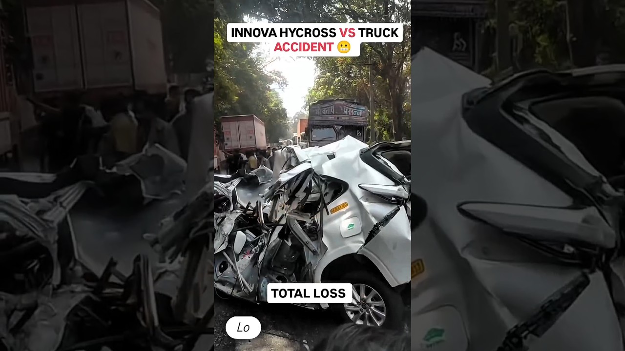 TRUCK OR INNOVA GAADI KA HUAA ACCIDENT 😰🤬💀
