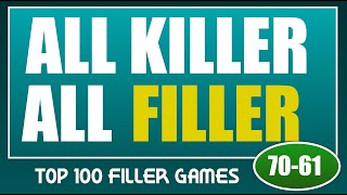 Top 100 FILLER games - Part 4 (70-61)