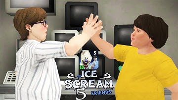 ICE SCREAM 5 Friends: Mike Adventures - Full Gameplay - Ghost Mode - Android & iOS Game