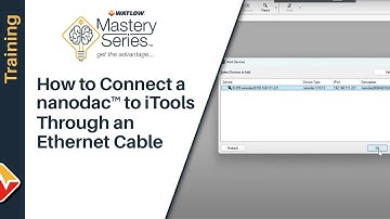 How to Connect a Eurotherm nanodac™ to iTools Through an Ethernet Cable