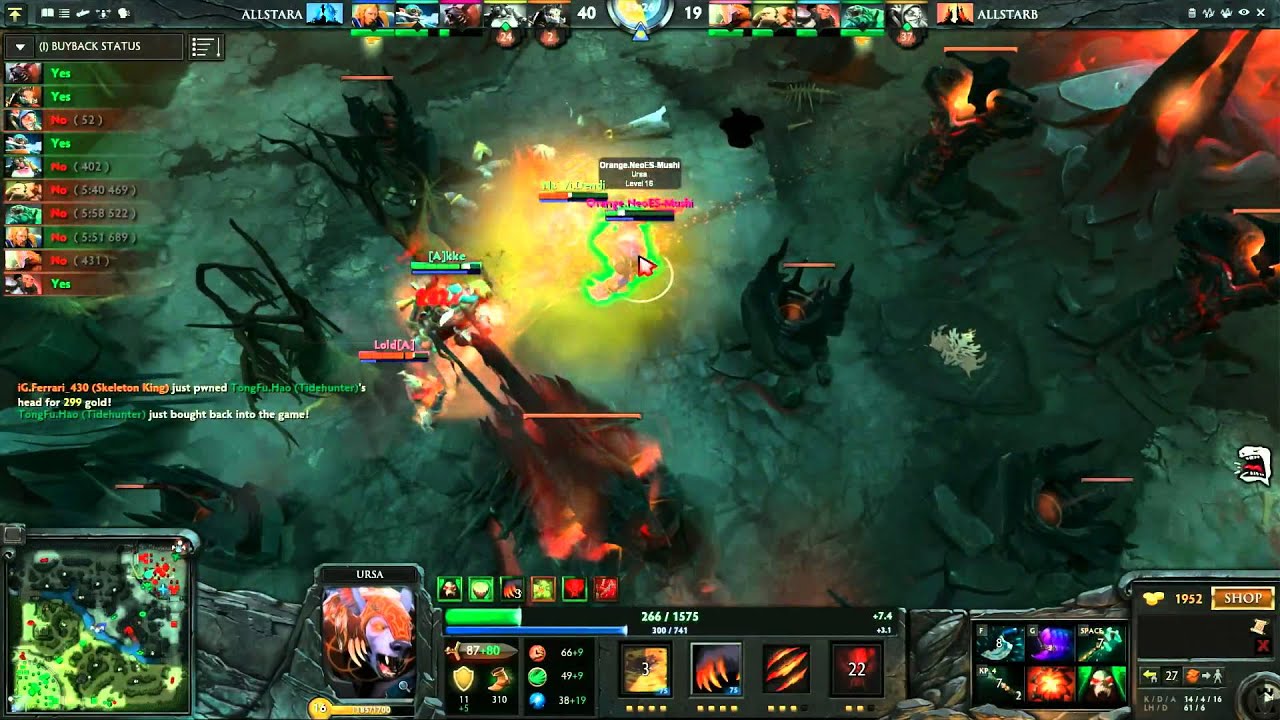 All Stars - TeamA vs TeamB - Part 2/2 - The International 2013 Dota 2 FullHD - English comentary
