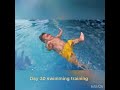 Aadvik raj sharma Day 30 swimming training #underwater #babyswimming