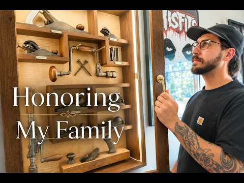 Building a Display Cabinet For Vintage Hand Tools