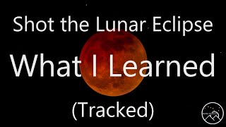 Photographed the Lunar Eclipse with my Skyguider Pro
