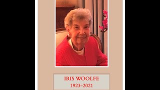 Celebration of Life for Iris Woolfe