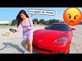 THROWING MY GIRLFRIEND'S PHONE OUT THE CAR WINDOW! *PRANK*