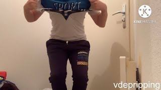 Guess Tee & Adidas Sweatpants Destroyed In Less A Minute