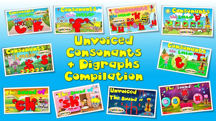 Unvoiced Consonants/Digraphs Compilation/The Letters k (c+ck) / f / h / p / s / t / ch / sh / th / x