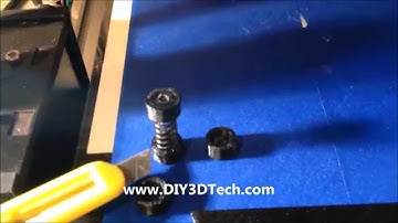 Spring Holders for QU-BD OneUp / TwoUp DIY 3D Printer Bed!