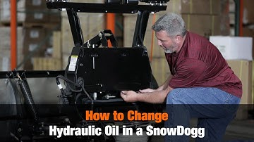 SnowDogg How-To: How to Change Your Hydraulic Oil in a SnowDogg Snow Plow
