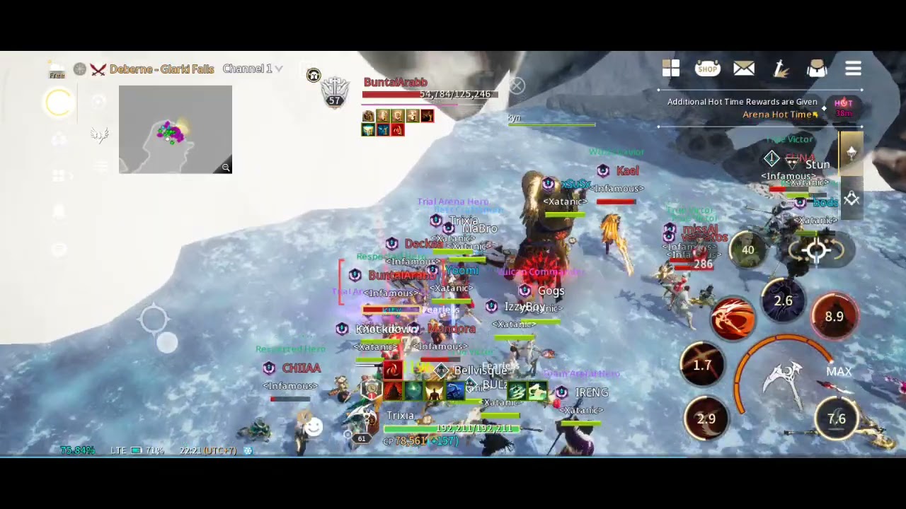 TRAHA Global Asia Server 1 ,GvG  Xatanic Vs Infamous