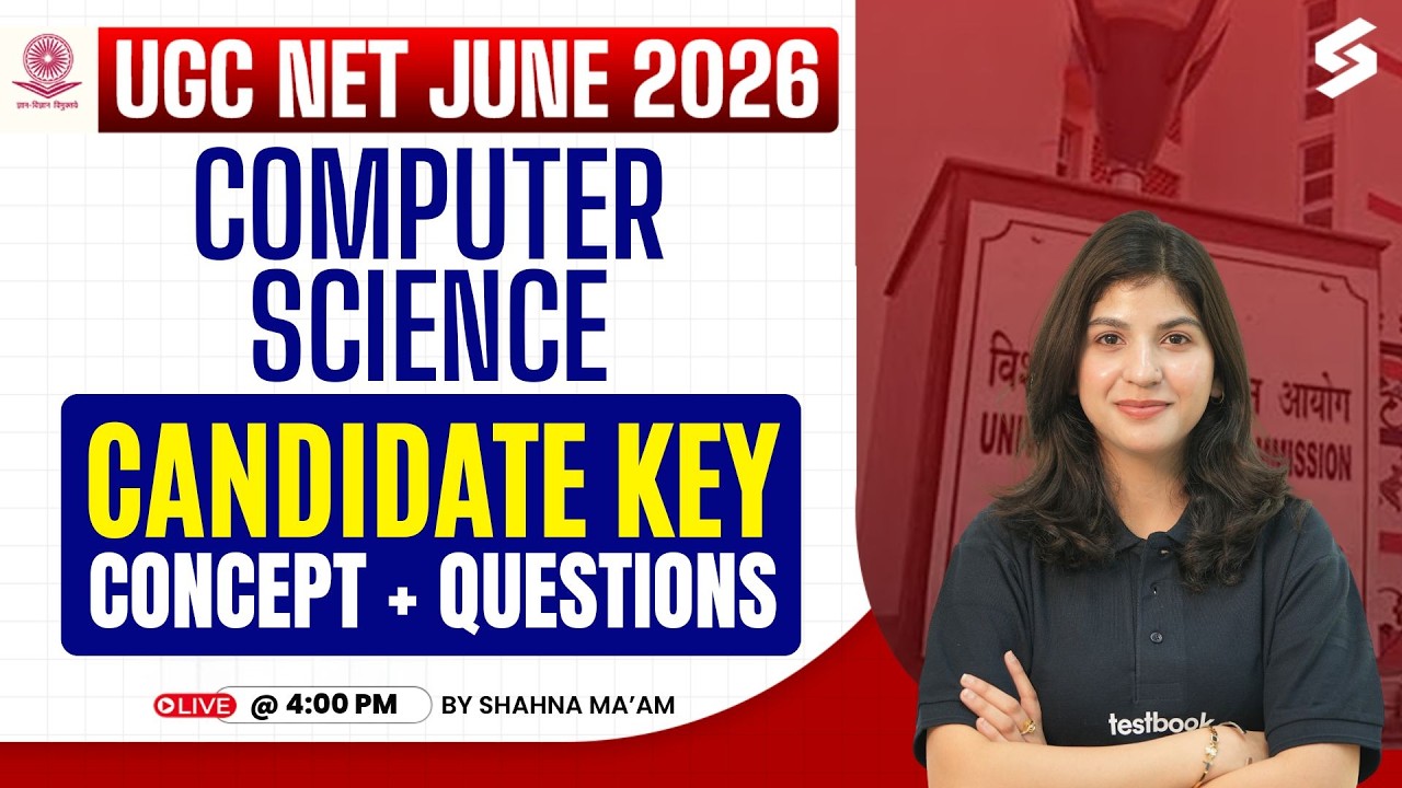 UGC NET Computer Science Preparation | Candidate Key UGC NET Computer Science By Shahna Mam
