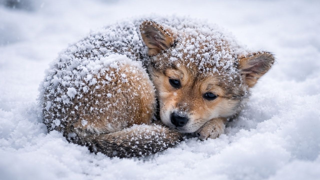 W zaspie leżał półżywy szczeniak. Dziewczyna go uratowała… Ale to, na co wyrósł, zszokowało ją