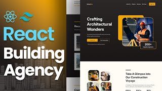 🚧 React Construction App | Modern Construction Company Landing Page
