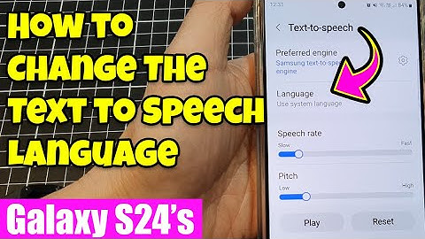 🗣️ Galaxy S24/S24+/Ultra: How to Change The Text to Speech Language 🌏