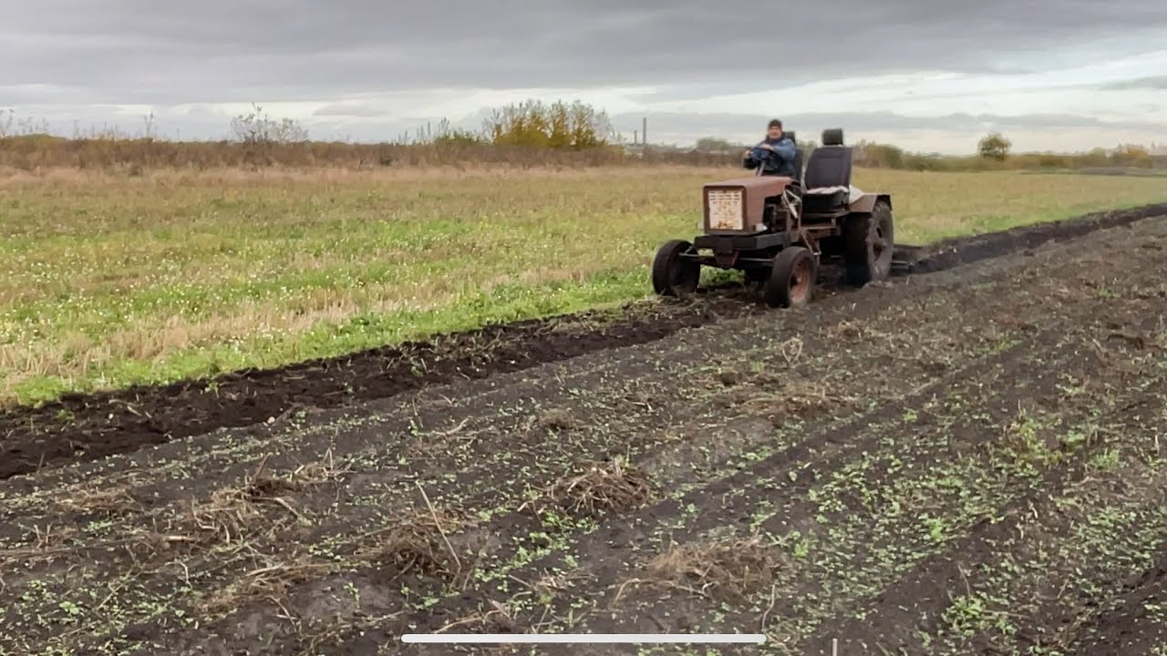 Дискуємо саморобним трактором і сіємо — буденний влог