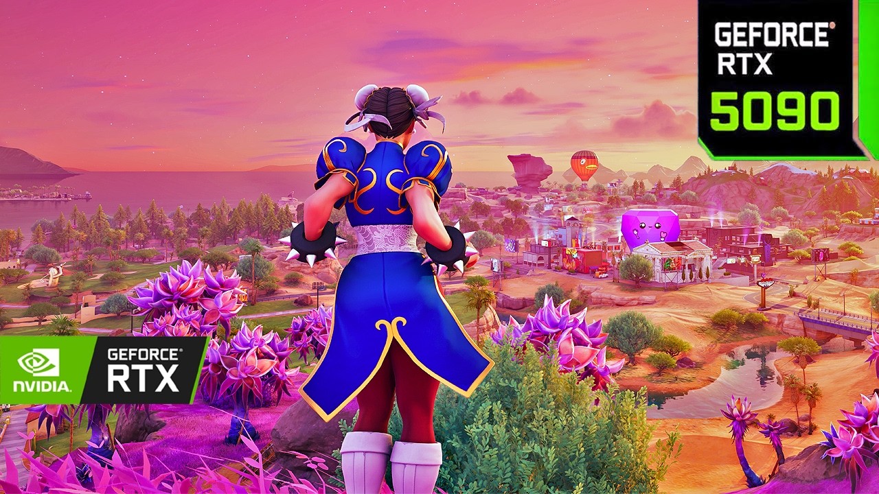 Fortnite 4K Max Graphics Zero Build Gameplay | Chun Li Skin