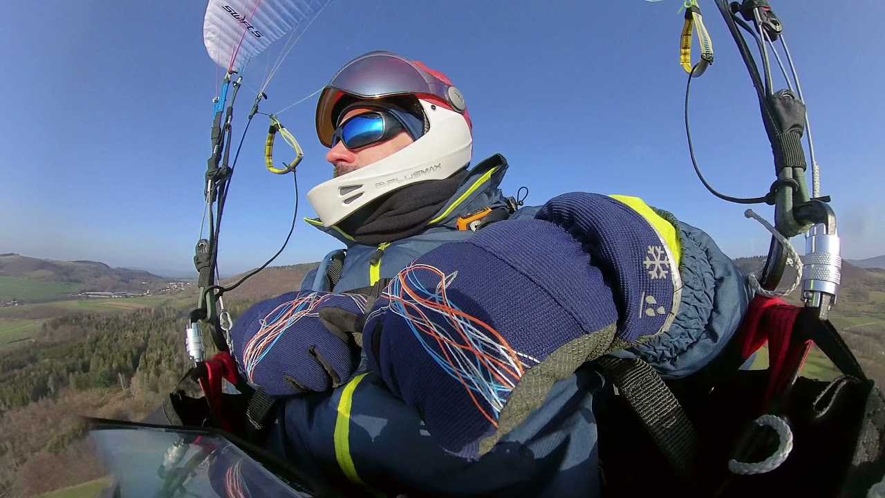 04.04.2021 Micro XC vom Wasserkuppe Westhang nach Poppenhausen (7km)