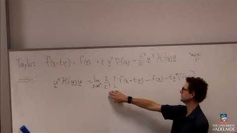 Convex functions: have positive definite Hessian