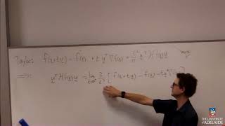 Convex functions: have positive definite Hessian