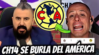 ¡SE PASÓ DE LA RAYA! CH14 SE BURLA DEL AMÉRICA y MORALES LO DESTROZA EN VIVO! CLUB AMÉRICA HOY