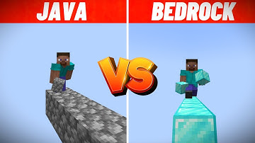 Java VS Bedrock Speed Bridge