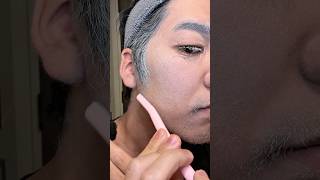 産毛を白くして剃るASMR #ソロ氏 #髭剃り #sknbody