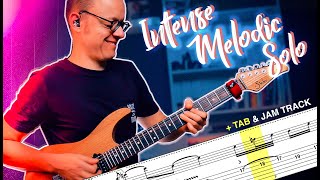 Intense Melodic Rock Ballad Solo in A minor | + Guitar TABS (Suhr Modern Pro) screenshot 3